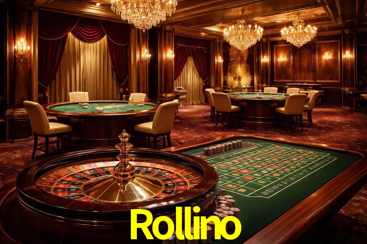 Una escena premium de mesa de casino en vivo con cartas, elementos de ruleta y un ambiente pulido de estudio de transmisión.